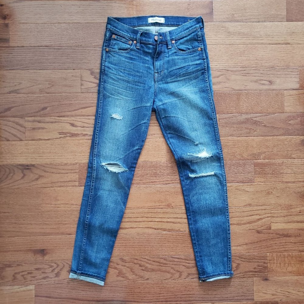 Madewell 9 inch high riser skinny skinny jeans